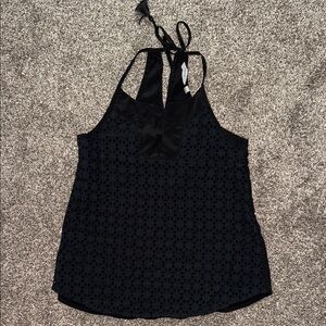 Athleta Black Lace Tank Top
